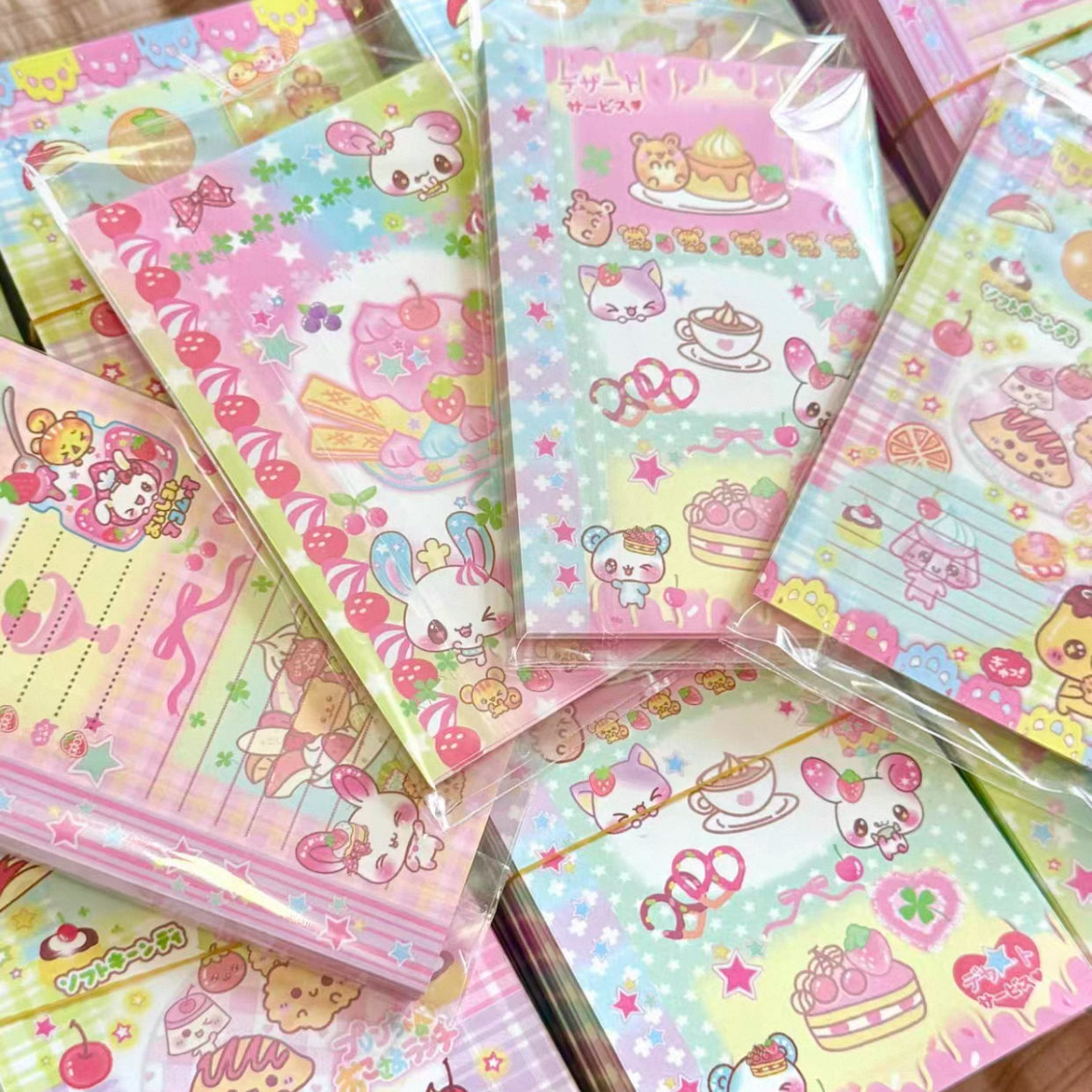 A7 Unpunched paper(4 designs, 10 sheets each, total 40sheets)