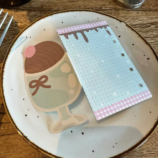 M5 Mint Chocolate punched 2-folded paper(10 pcs)