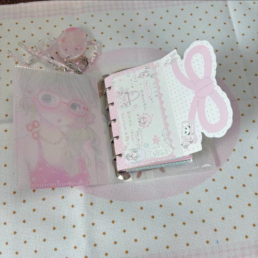 A7 Bow punched 2-folded paper(10 pcs)